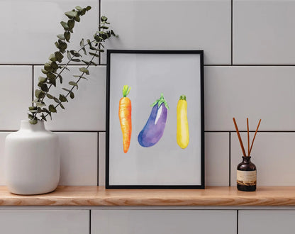 Affiches fruits féminins et légumes masculins - Poster humour WC FLTMfrance