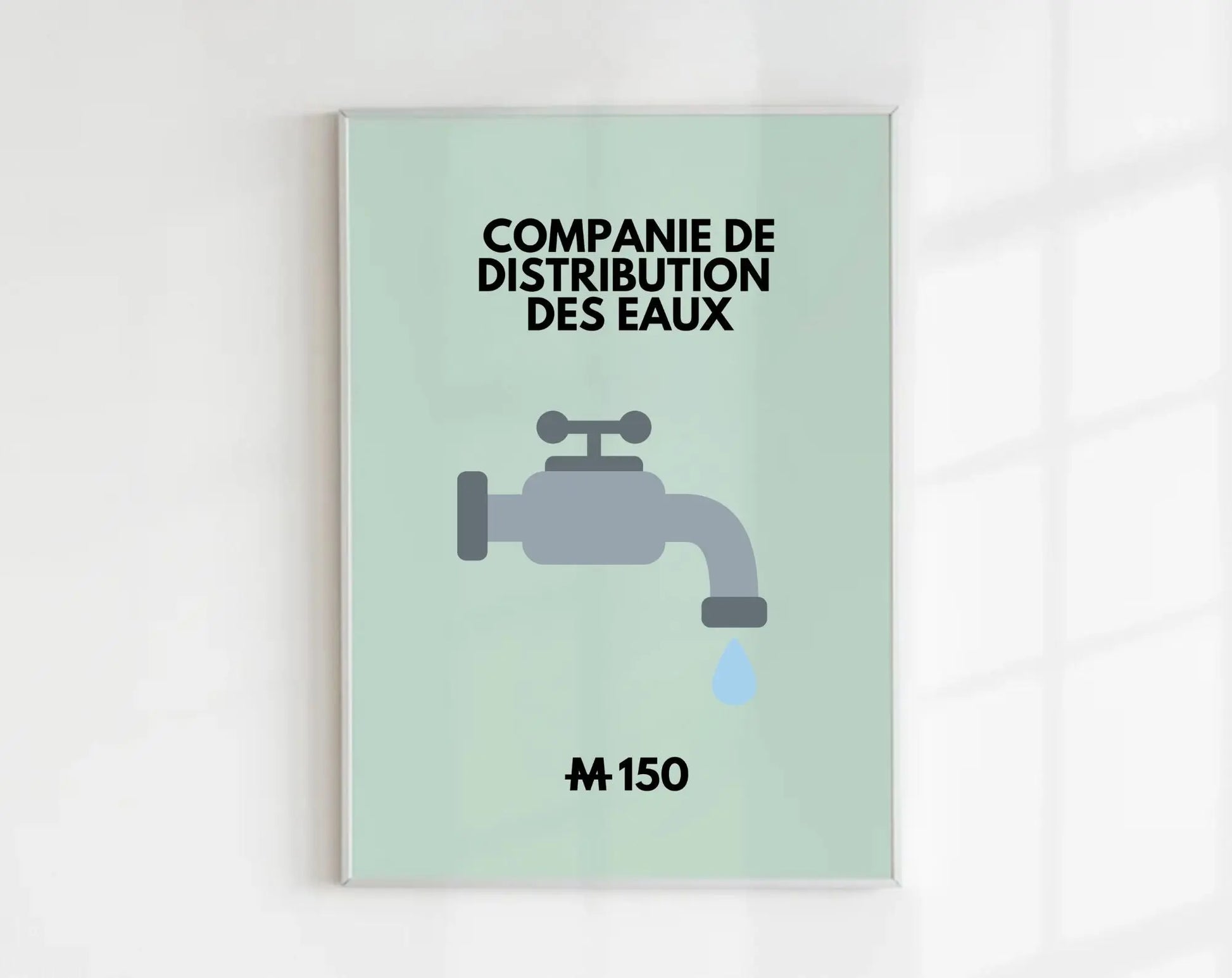 Affiches inspirée du jeu Monopoly FLTMfrance