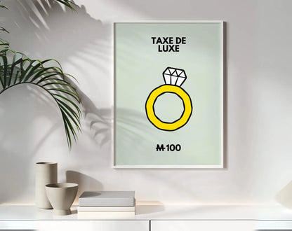 Affiches inspirée du jeu Monopoly FLTMfrance