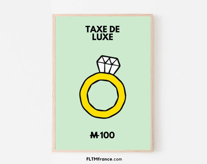 Affiches inspirée du jeu Monopoly FLTMfrance