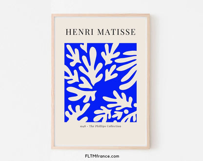 Affiches style Henri Matisse Bleu Nu bleu II - Affiche de musée FLTMfrance