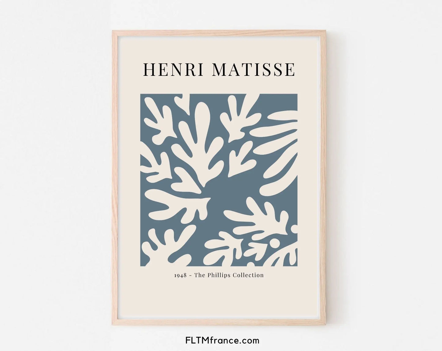 Affiches style Henri Matisse Bleu nautique - Affiche de musée FLTMfrance