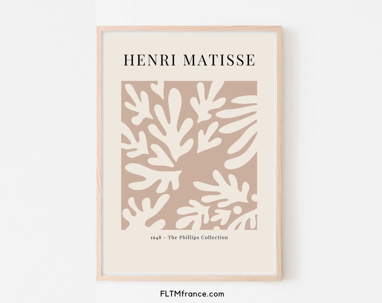 Affiches style Henri Matisse Rose ocre - Affiche de musée FLTMfrance