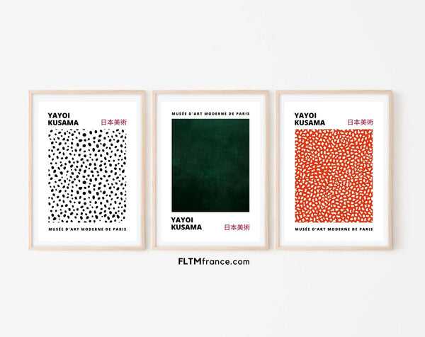 Affiches style Yayoi Kusama - Affiche de musée