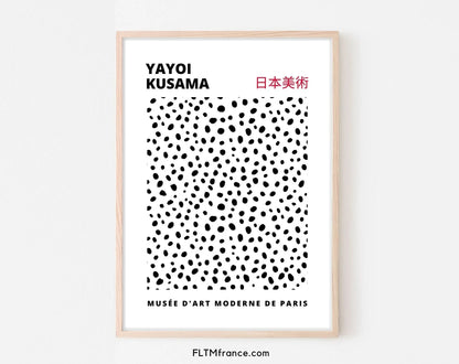 Affiches style Yayoi Kusama - Affiche de musée FLTMfrance