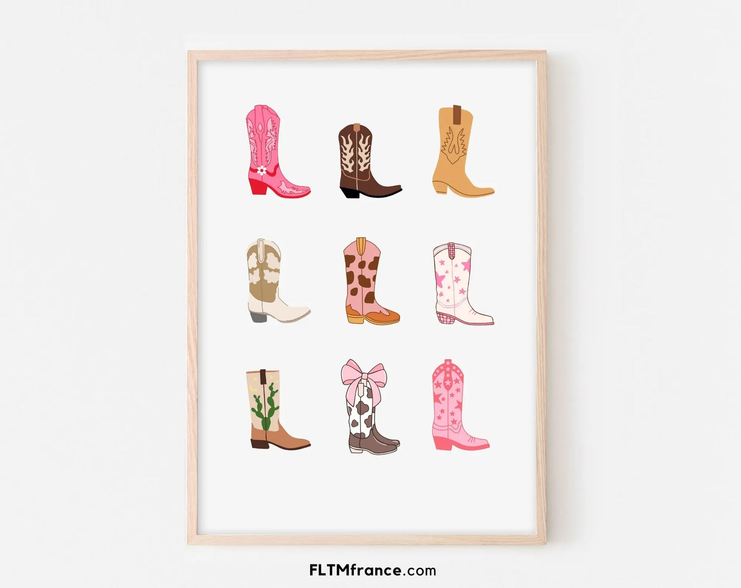 Bottes cowgirl colorées - Cowgirl FLTMfrance