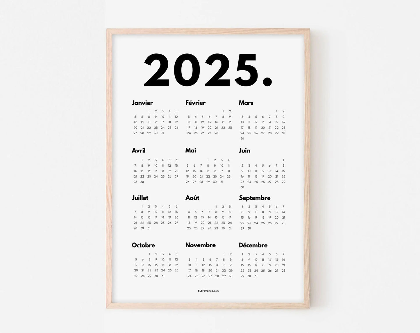 Minimalist 2025 Calendar to Print - FLTMfrance minimalist-2025-calendar-to-print-fltmfrance