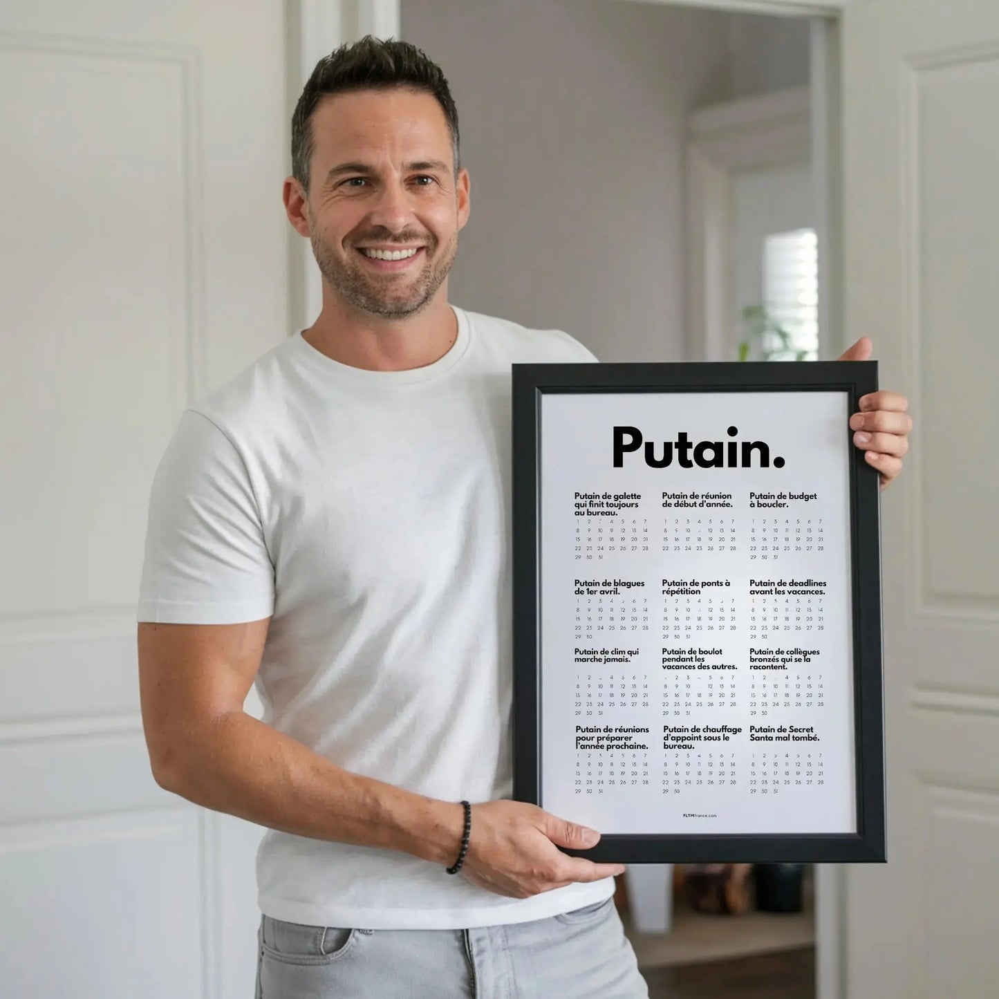 Calendrier Putain par métier à personnaliser FLTMfrance