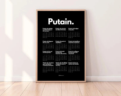 Calendrier Putain par métier à personnaliser FLTMfrance
