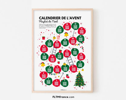 Calendrier de l'Avent musical numérique - Playlist de Noël FLTMfrance