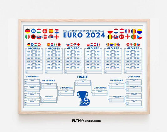 Calendrier de l'EURO 2024 - Championnat d'Europe de football FLTMfrance