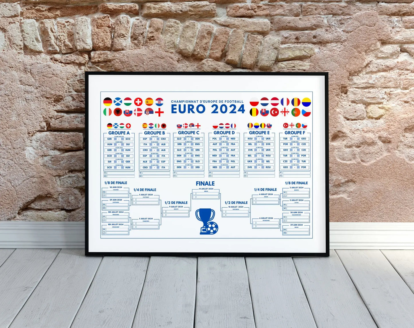 Calendrier de l'EURO 2024 - Championnat d'Europe de football FLTMfrance