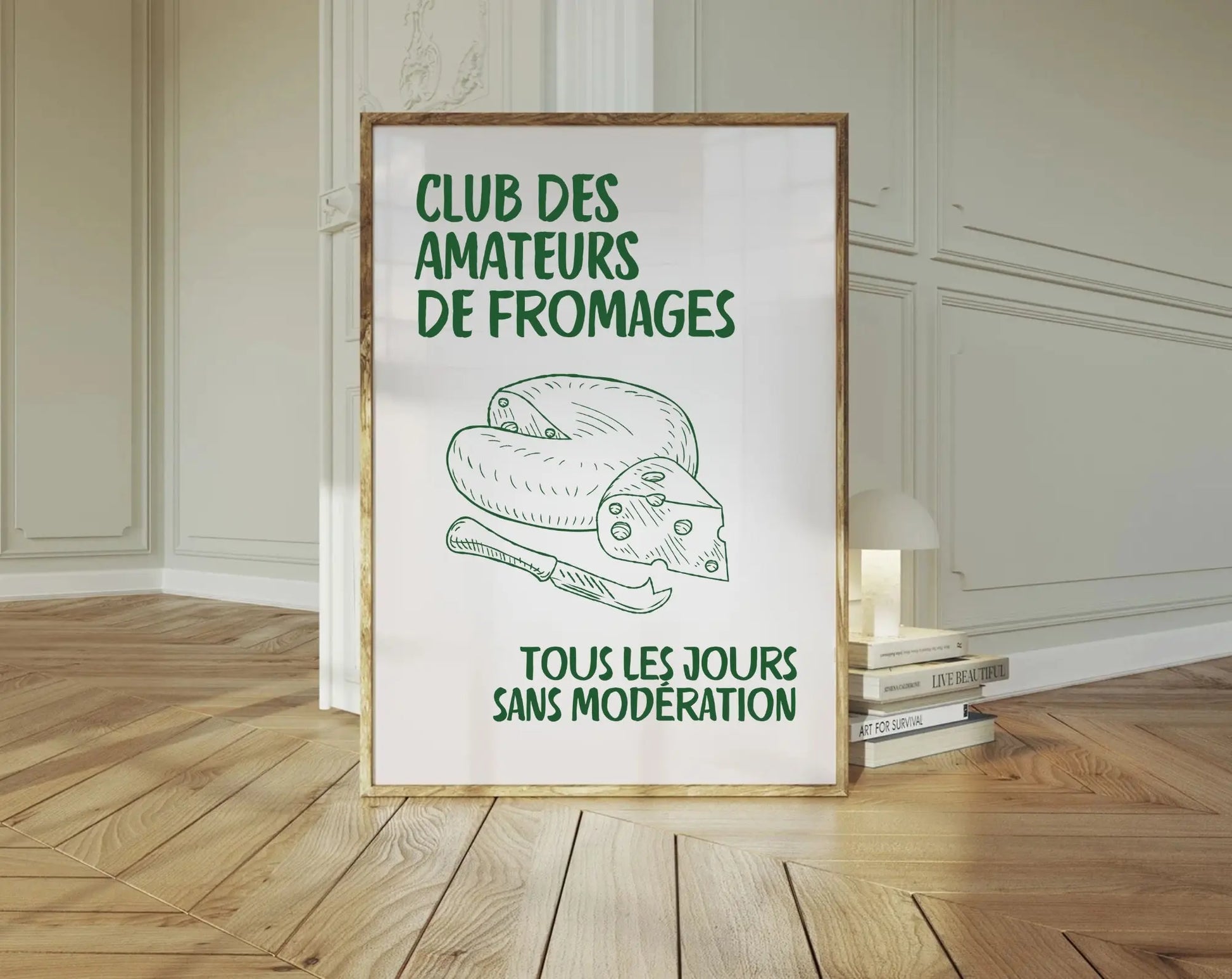 Club des amateurs de fromage - Affiche cuisine FLTMfrance