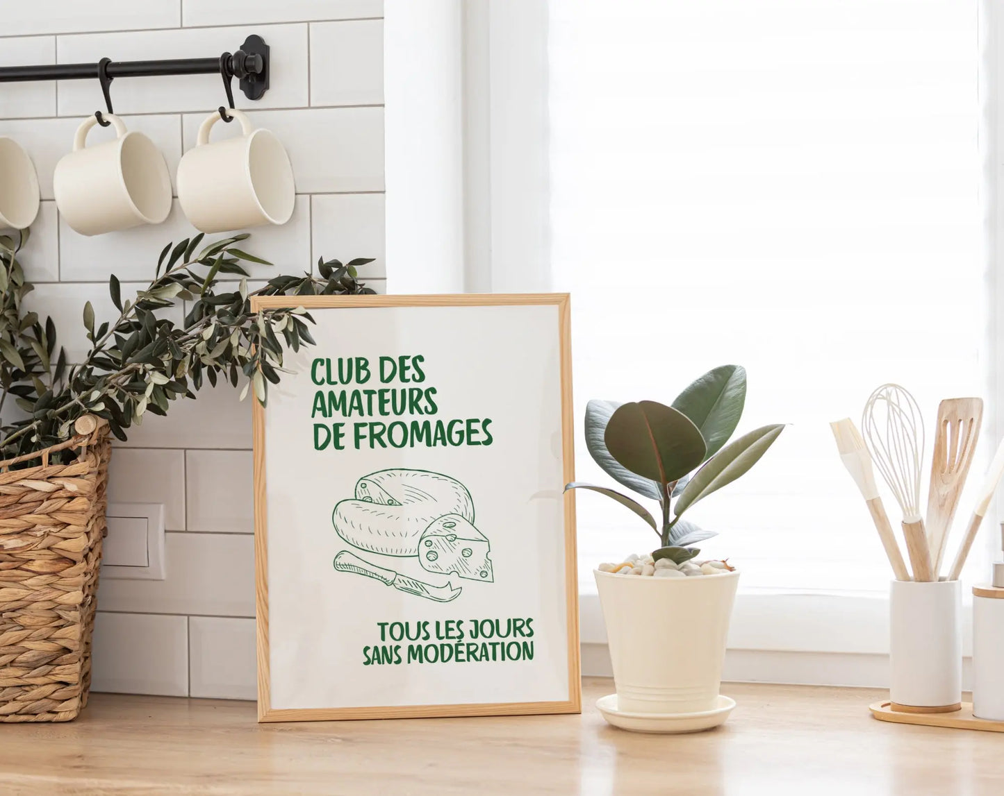 Club des amateurs de fromage - Affiche cuisine FLTMfrance