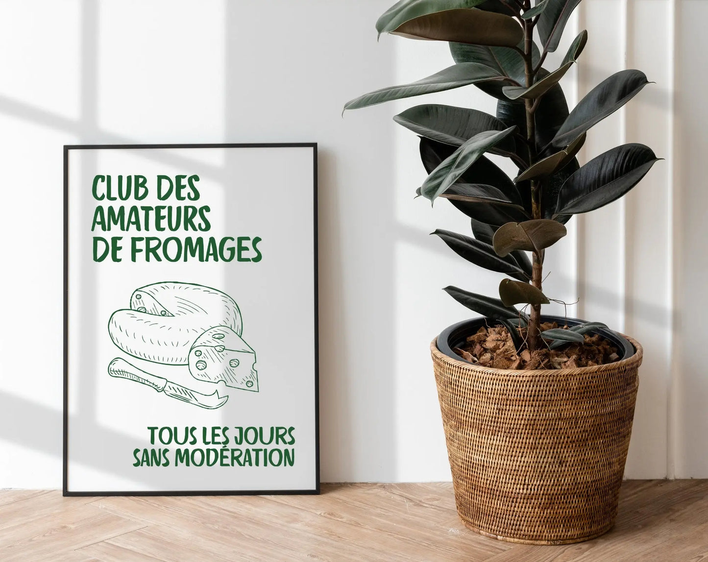 Club des amateurs de fromage - Affiche cuisine FLTMfrance