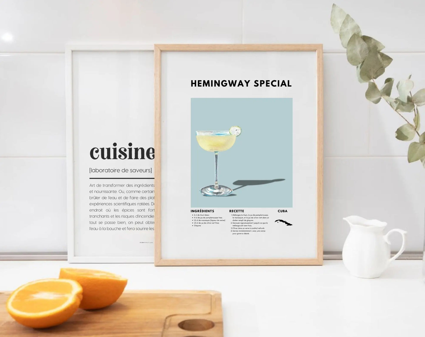 Hemingway Special - Affiche recette de cocktail FLTMfrance