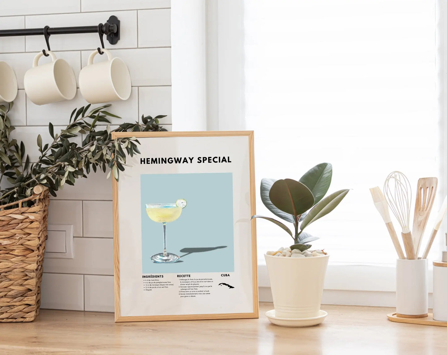 Hemingway Special - Affiche recette de cocktail FLTMfrance