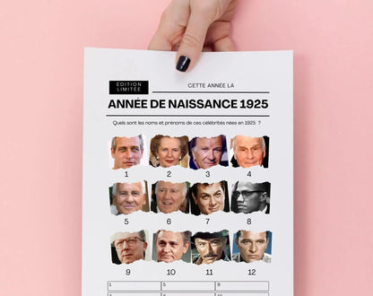 Jeu anniversaire 100 ans - Jeux de fête pour 100ème anniversaire FLTMfrance