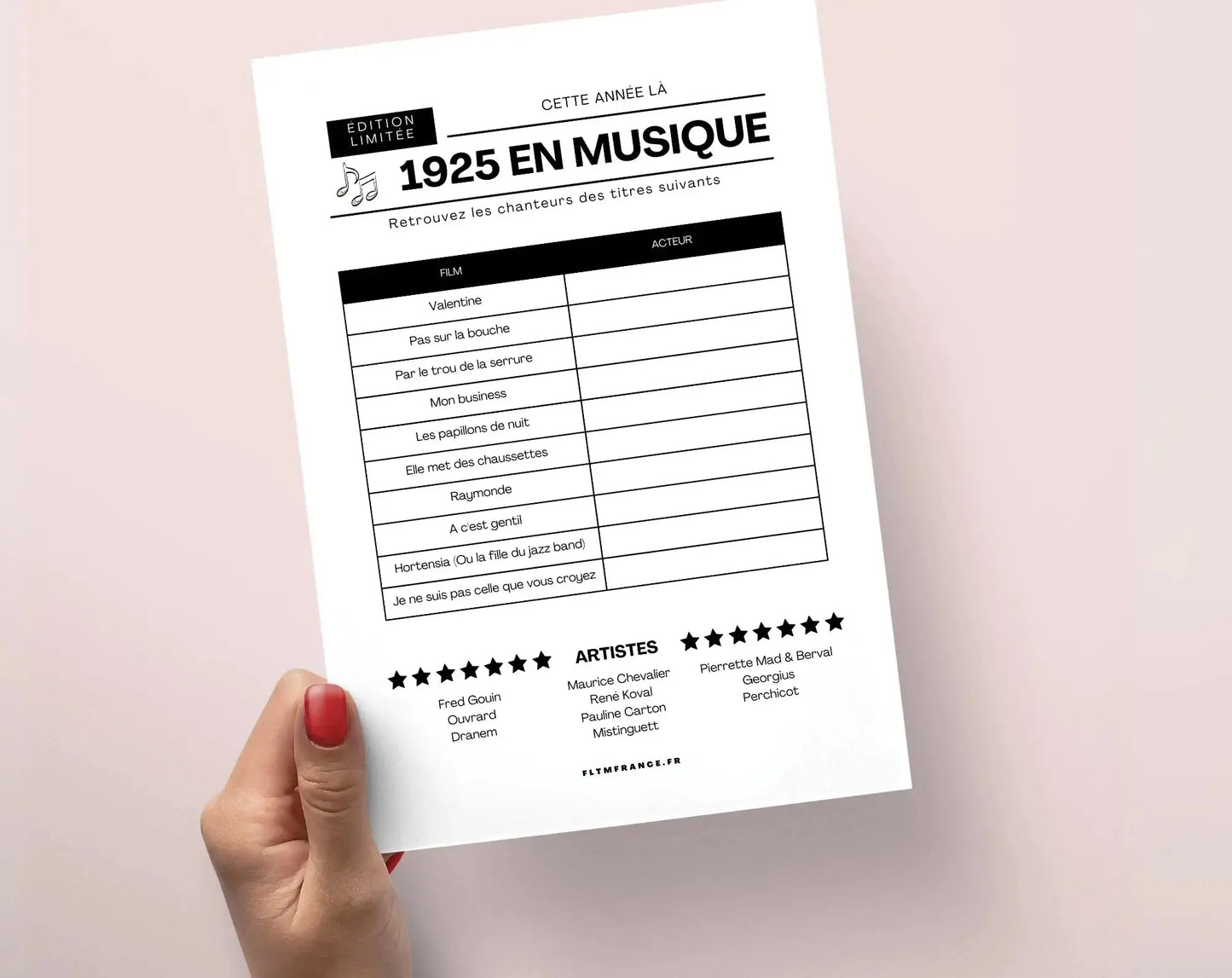 Jeu anniversaire 100 ans - Jeux de fête pour 100ème anniversaire FLTMfrance