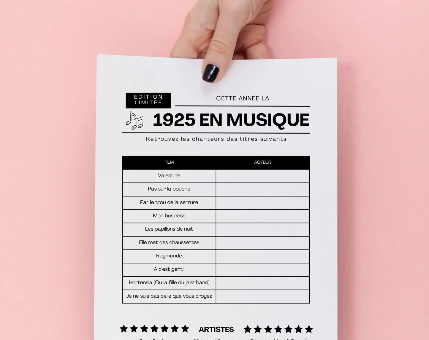 Jeu anniversaire 100 ans - Jeux de fête pour 100ème anniversaire FLTMfrance