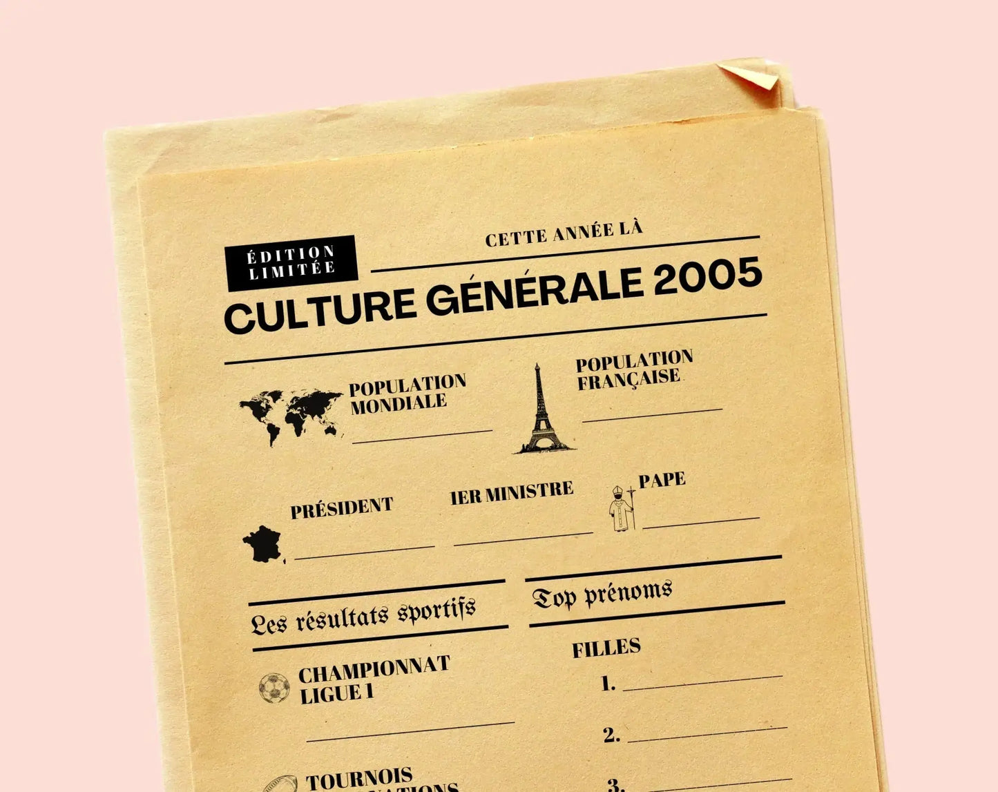 Jeu anniversaire 20 ans - Jeux de fête pour 20ème anniversaire FLTMfrance