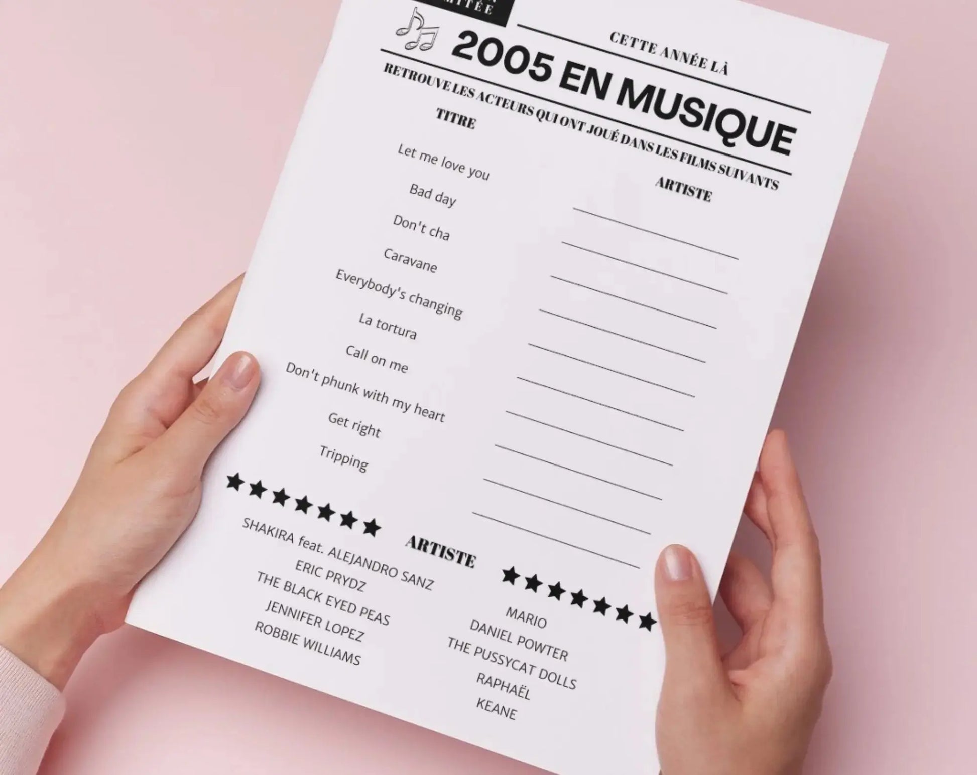 Jeu anniversaire 20 ans - Jeux de fête pour 20ème anniversaire FLTMfrance