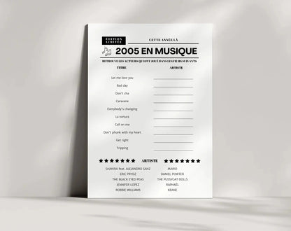 Jeu anniversaire 20 ans - Jeux de fête pour 20ème anniversaire FLTMfrance