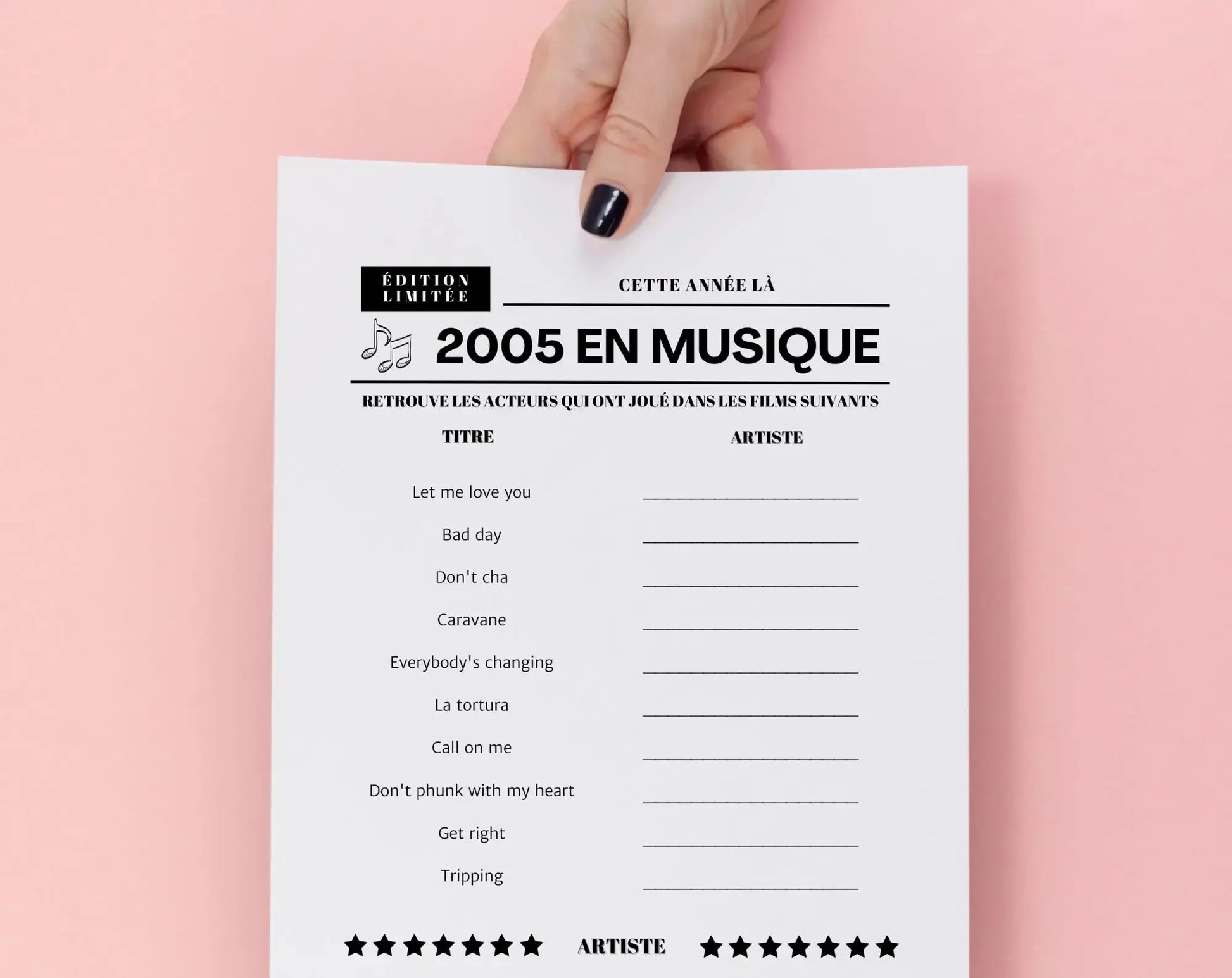 Jeu anniversaire 20 ans - Jeux de fête pour 20ème anniversaire FLTMfrance