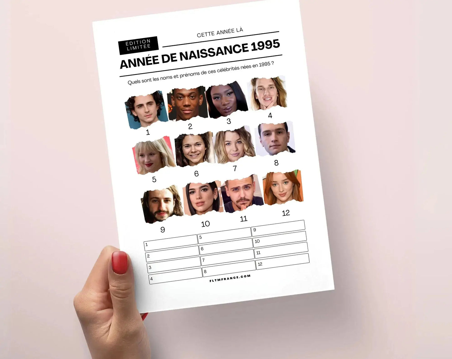 Jeu anniversaire 30 ans - Jeux de fête pour 30ème anniversaire FLTMfrance