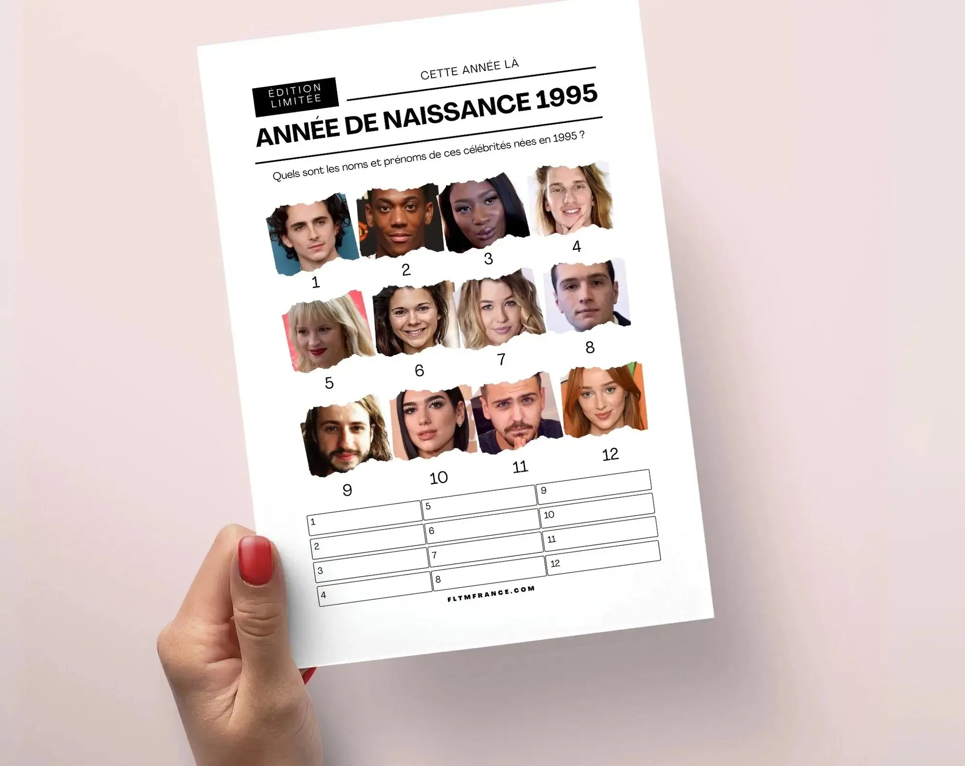 Jeu anniversaire 30 ans - Jeux de fête pour 30ème anniversaire FLTMfrance