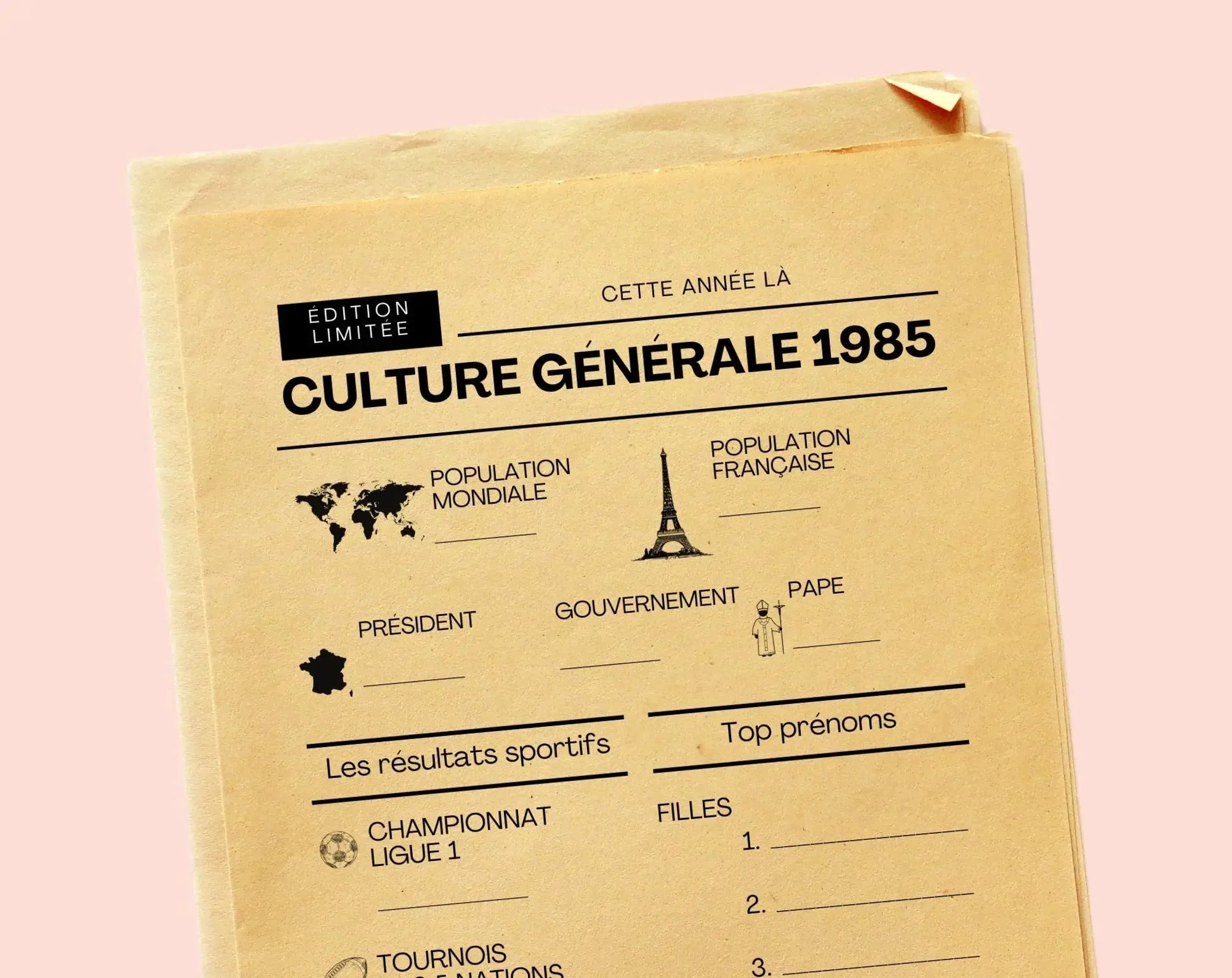 Jeu anniversaire 40 ans - Jeux de fête pour 40ème anniversaire FLTMfrance