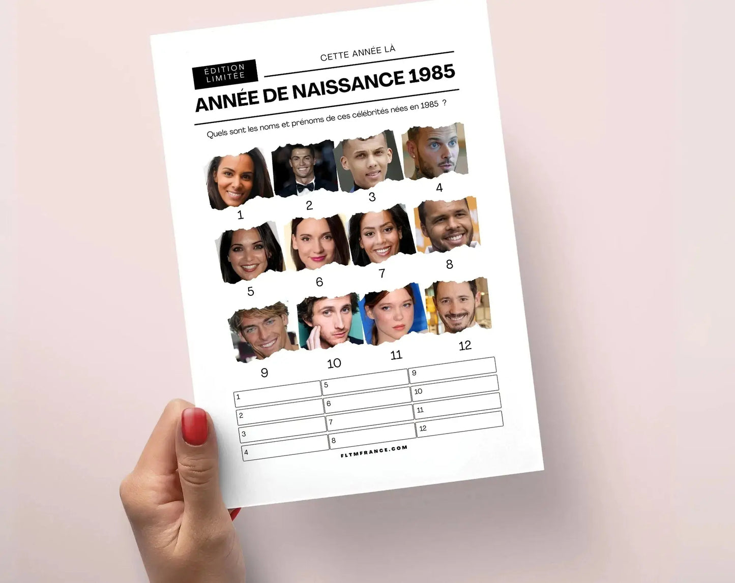 Jeu anniversaire 40 ans - Jeux de fête pour 40ème anniversaire FLTMfrance