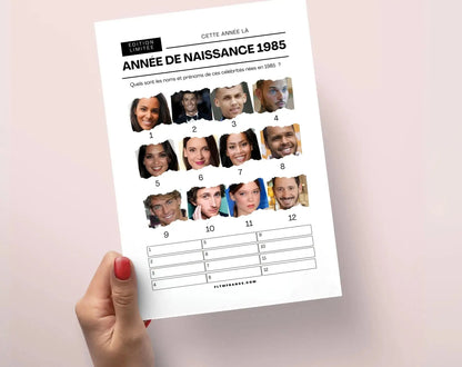 Jeu anniversaire 40 ans - Jeux de fête pour 40ème anniversaire FLTMfrance