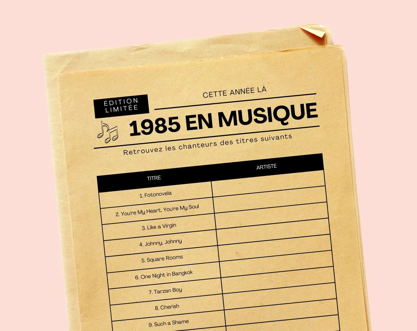 Jeu anniversaire 40 ans - Jeux de fête pour 40ème anniversaire FLTMfrance