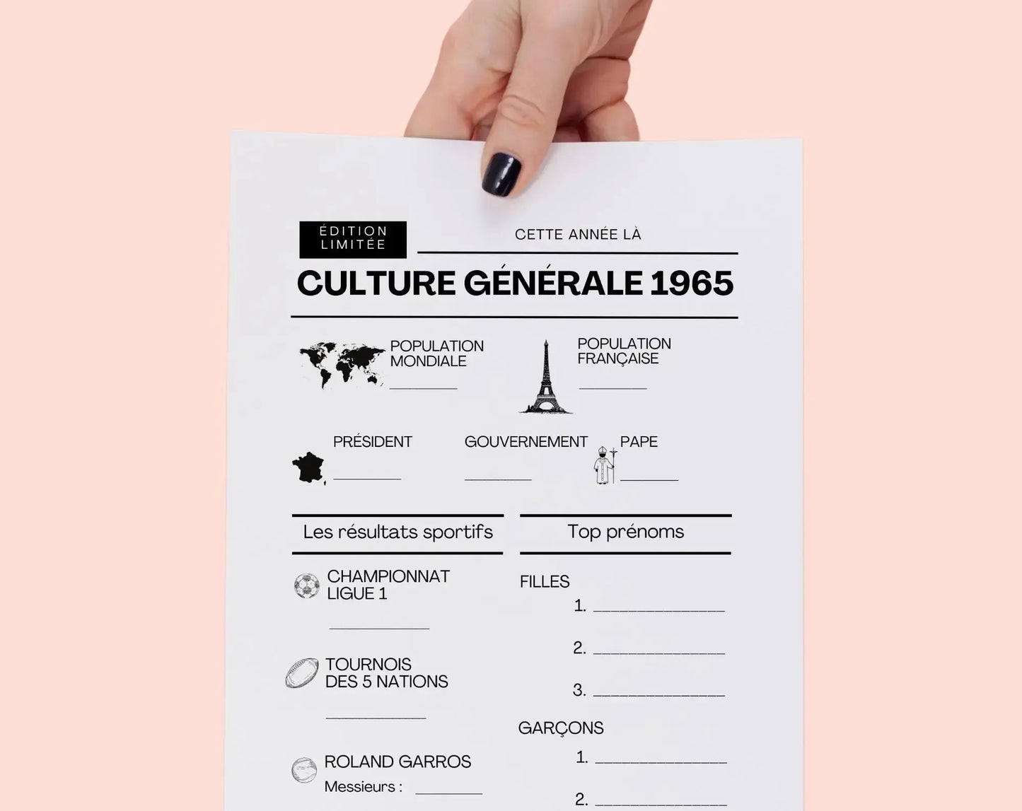 Jeu anniversaire 60 ans - Jeux de fête pour 60ème anniversaire FLTMfrance