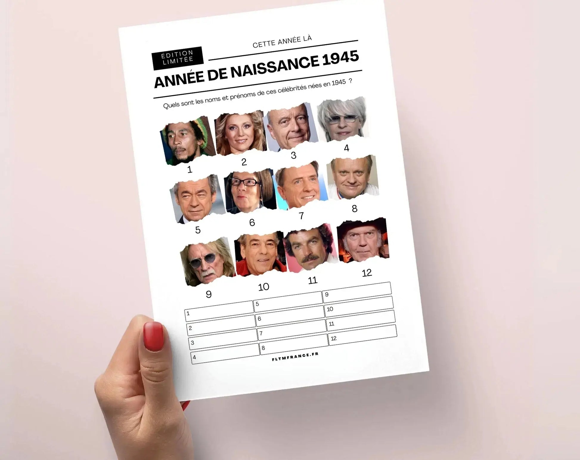 Jeu anniversaire 80 ans - Jeux de fête pour 80ème anniversaire FLTMfrance