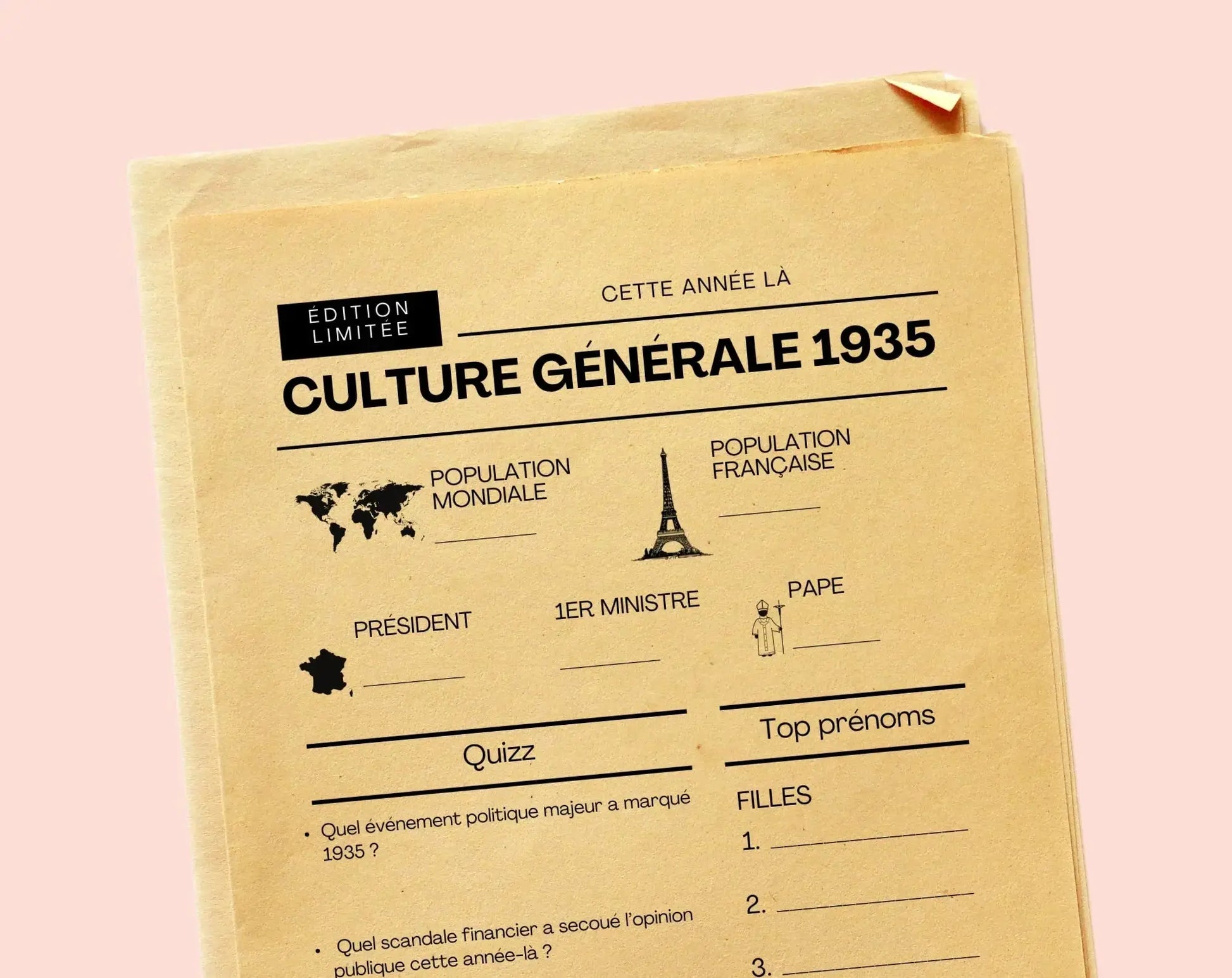 Jeu anniversaire 90 ans - Jeux de fête pour 90ème anniversaire FLTMfrance