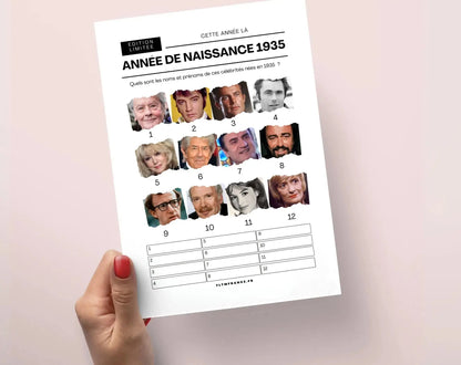 Jeu anniversaire 90 ans - Jeux de fête pour 90ème anniversaire FLTMfrance