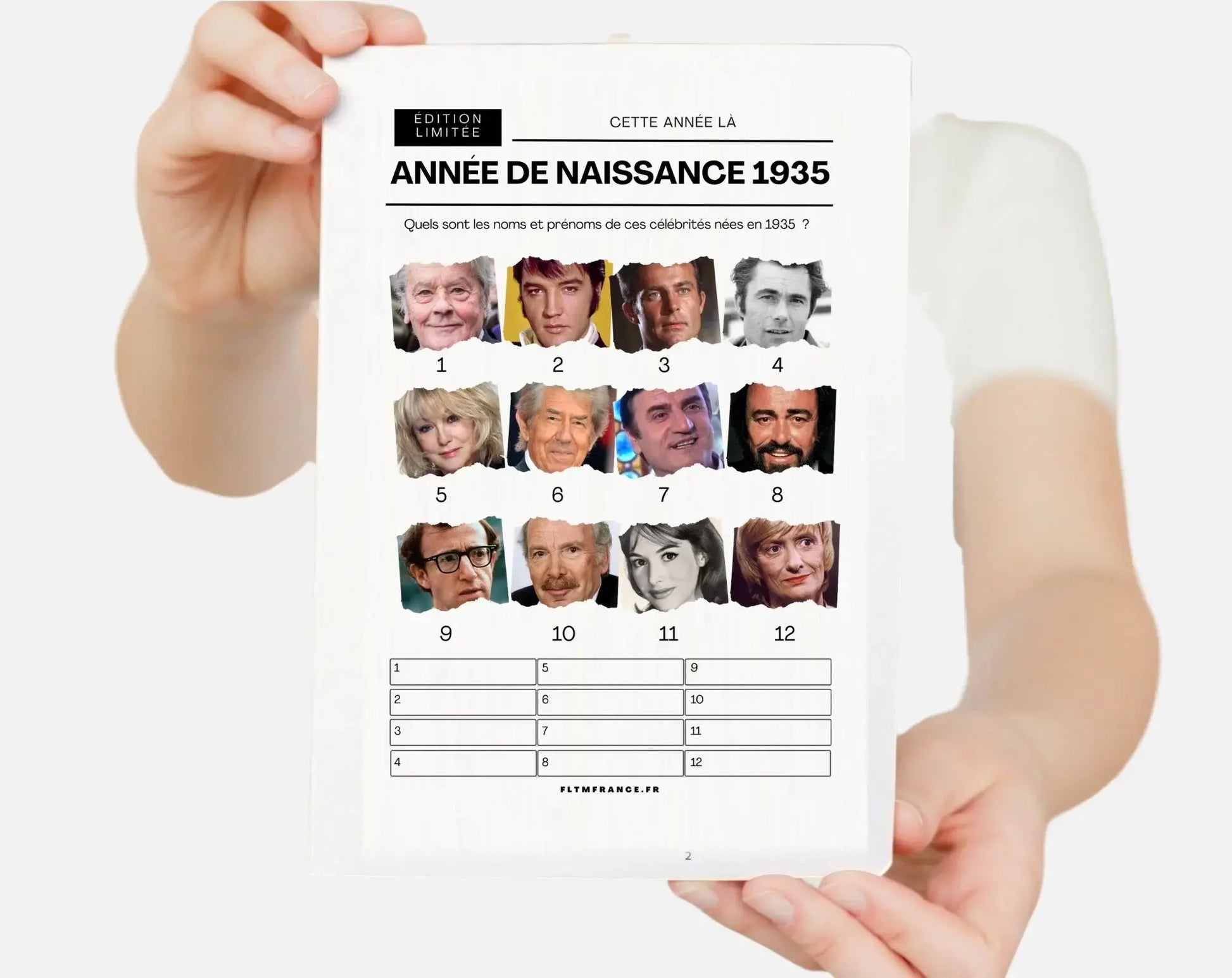 Jeu anniversaire 90 ans - Jeux de fête pour 90ème anniversaire FLTMfrance