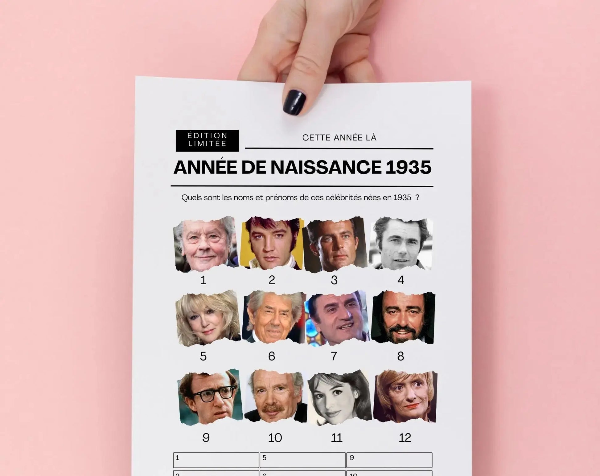 Jeu anniversaire 90 ans - Jeux de fête pour 90ème anniversaire FLTMfrance
