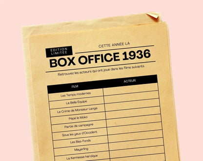 Jeu anniversaire année 1936 - 10 jeux à imprimer pour fêter les 90 ans FLTM