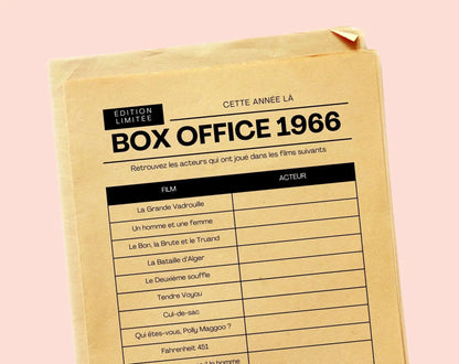 Jeu anniversaire année 1966 - 10 jeux à imprimer pour fêter les 60 ans FLTM