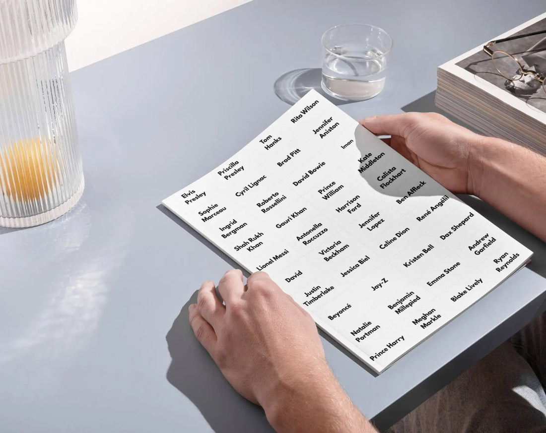 Jeu des binômes de couples célèbres – Spécial EVG et EVJF à imprimer