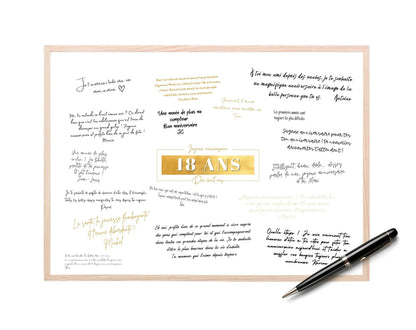 Livre d’or 18 ans à imprimer FLTM