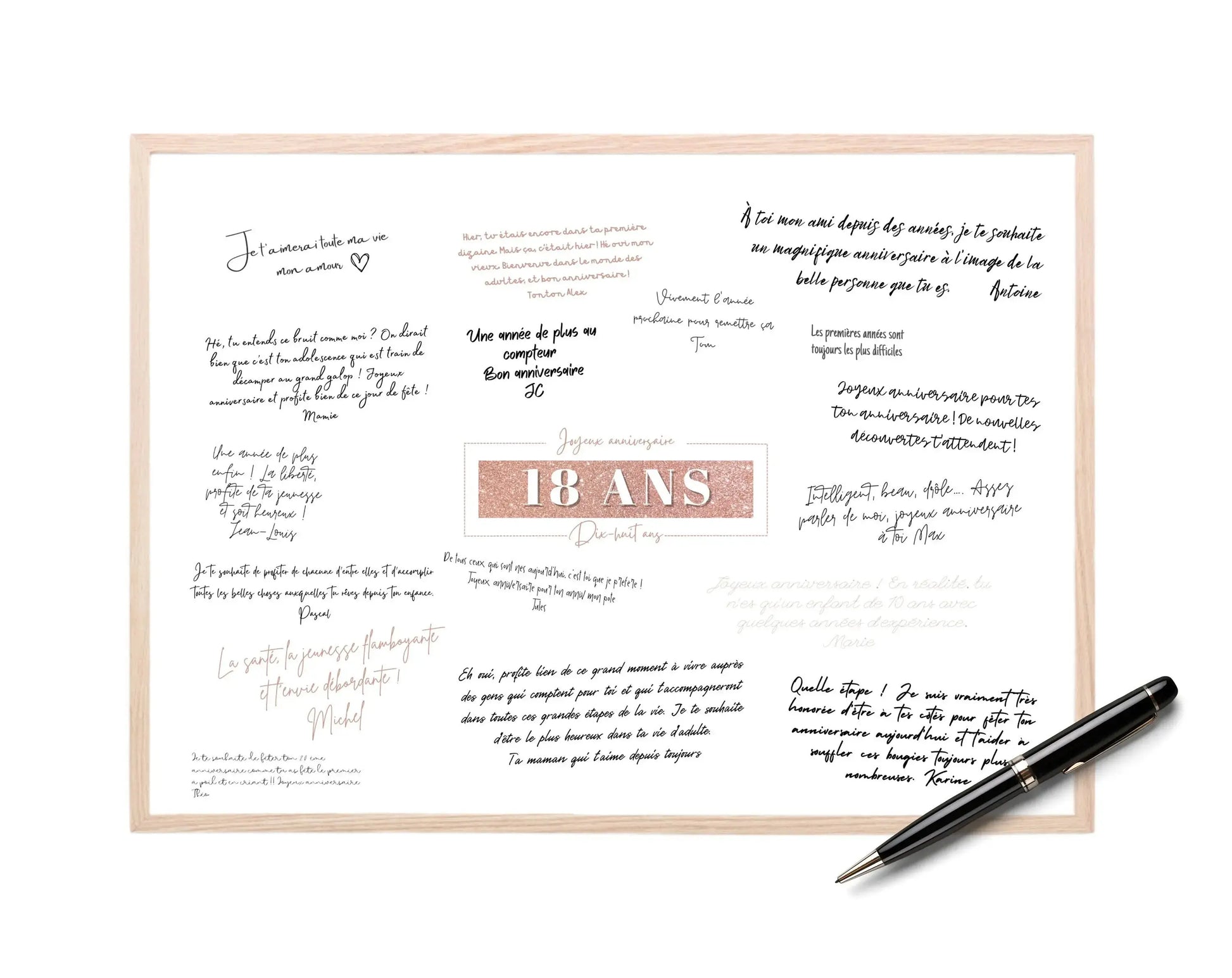 Livre d’or 18 ans à imprimer FLTM