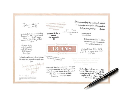 Livre d’or 18 ans à imprimer FLTM