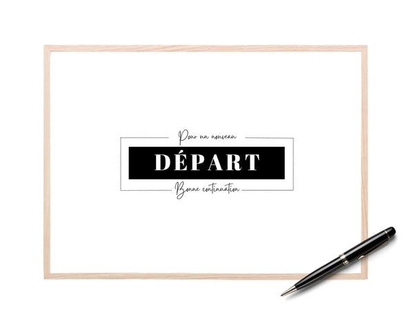 Livre d'or pour un nouveau départ - Bonne continuation
