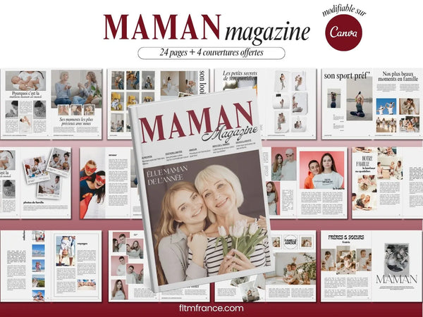 Magazine personnalisé pour maman – Édition spéciale Fête des Mères