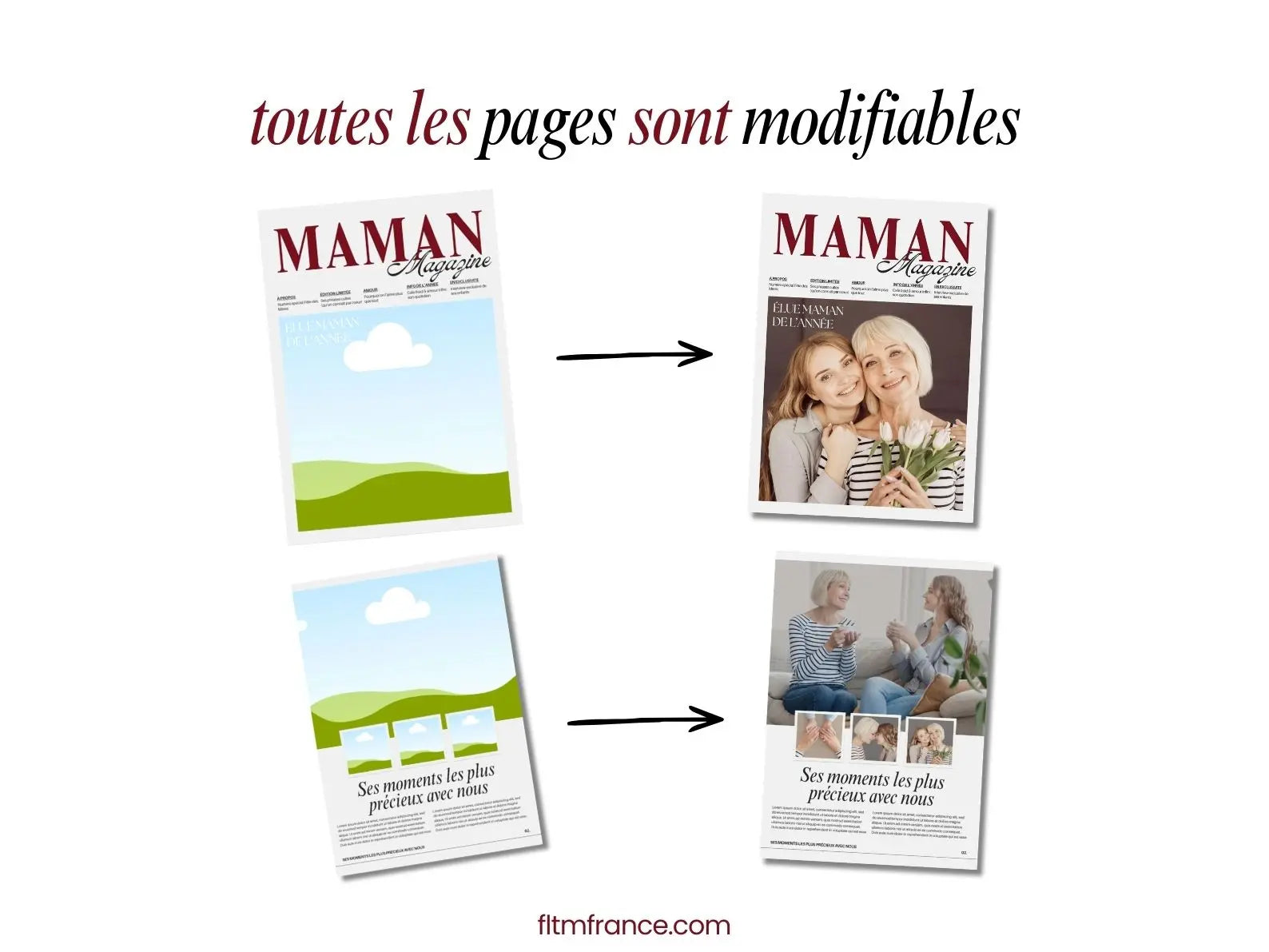 Magazine personnalisé pour maman – Édition spéciale Fête des Mères FLTM