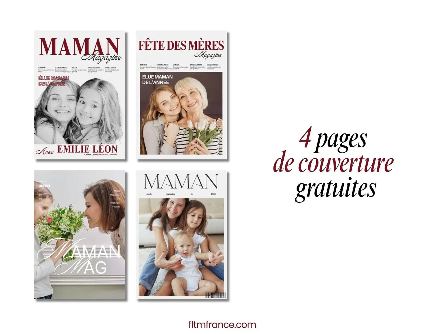 Magazine personnalisé pour maman – Édition spéciale Fête des Mères FLTM